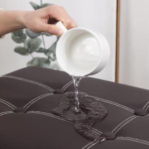 76*38*38cm Pvc Couro Grande Capacidade Tufted Dobrável Uso Doméstico Quarto Sala Organização Banco de Armazenamento Stool Otomano - Product Image 2