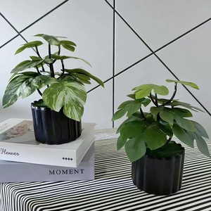 Planta Artificial Monstera de 12 Hojas, Impresa en 3D, en Maceta, Decoración para Hogar y Oficina - Product Image 2