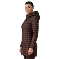Vente en gros de services d'image de marque, veste de sport avec logo design pour femmes, manteau d'hiver, manteaux décontractés de haute qualité pour femmes