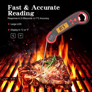 Termometro Digitale Istantaneo per BBQ con Sonda in Acciaio Inox Impermeabile IPX7 per Forno, Griglia e Cucina - Product Image 4