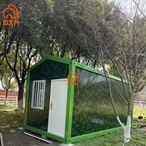 DXH fabbrica su misura tetto spiovente ufficio <span class=keywords><strong>campeggio</strong></span> 10ft 15ft 20ft 30ft 40ft prefabbricata <span class=keywords><strong>casa</strong></span> prefabbricata contenitore <span class=keywords><strong>casa</strong></span> per la <span class=keywords><strong>vendita</strong></span> - Product Image 2