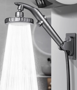 Cabezal de <span class=keywords><strong>ducha</strong></span> de lluvia de alta presión ajustable de plástico ABS al por mayor para Hoteles Apartamentos con inodoro de codo giratorio - Product Image 3