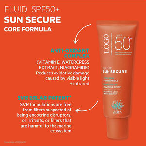 Солнцезащитный крем для лица, тела, солнцезащитный крем для чувствительной кожи, 50 +, с защитой от ультраспектра - Product Image 3