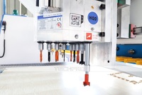 Routeur CNC automatique 1325 ATC avec contrôle Syntec, moteur et pompe, double banc de perçage 5+4