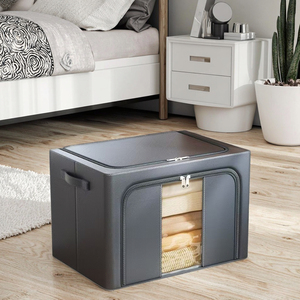Large Capacity Foldable <strong>Rectangle</strong> Storage <strong>Bin</strong> for Household Bedroom Clothing Household Clothing Storage Box - Product Image 6