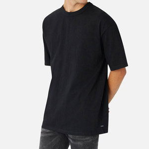 Baggy Casual Blank T-Shirt 100 Cotton Oversized Heavyweight T Shirt for Men Bulk Custom Logo 240 Gsm Unisex <b>Plain</b> <b>Tshirts</b> - Product Image 4