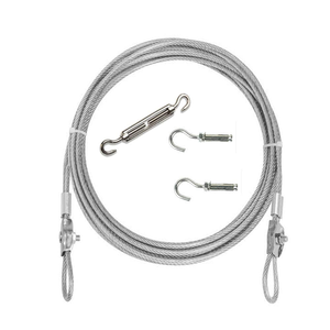 Cuerda Retráctil para Tender Ropa, Telescópica, de Acero Inoxidable, para Interiores y Exteriores, Suministro Directo de Fábrica - Product Image 1