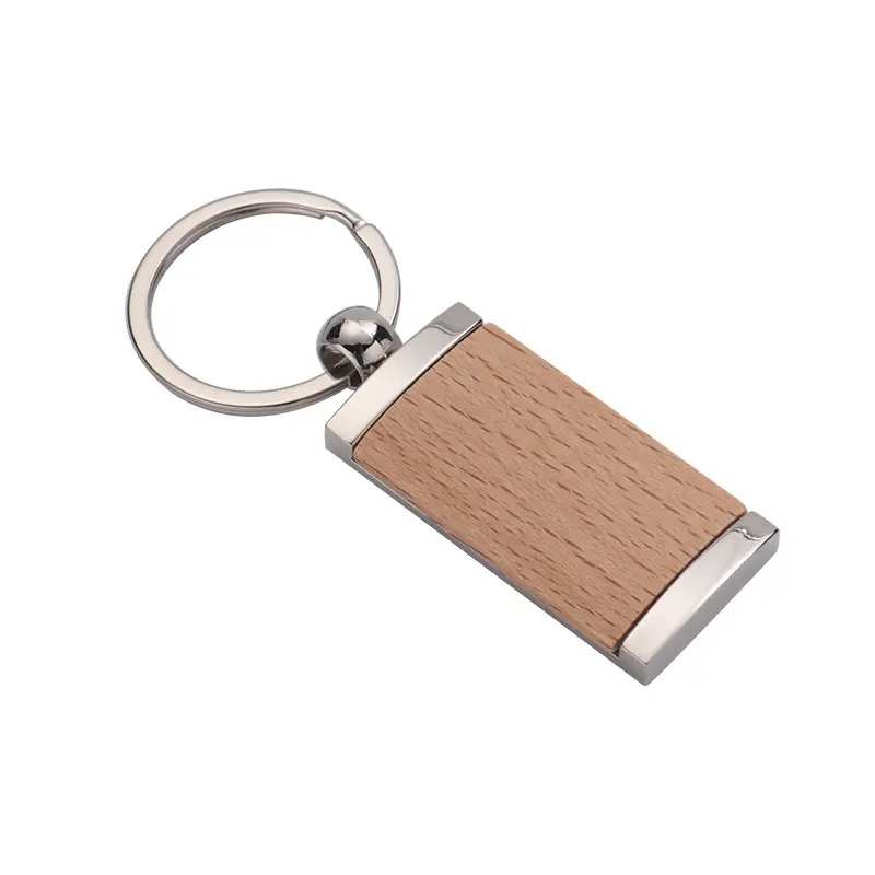 Custom wooden laser logo engraving wood keychain,wood key chain,wooden keyring