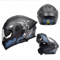 Casques de moto en promotion avec Bluetooth, en ABS, casque modulable, accessoires de moto personnalisés