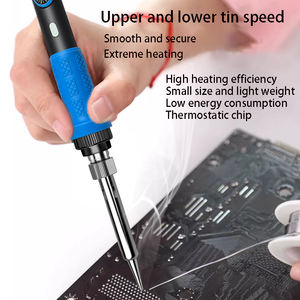 Ensemble de fer à souder électrique 60W stylo de cautérisation électrique pyrographe gourde kit de gravure sur bois - Product Image 5