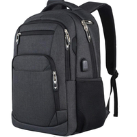Mochila de nailon para ordenador y documentos, resistente al agua, barata, bandolera para portátil, mochila personalizada para ordenador portátil, mochila para hombre y mujer