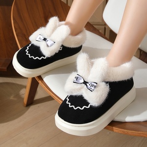 Scarpe di cotone <span class=keywords><strong>alte</strong></span> calde in velluto invernale da <span class=keywords><strong>donna</strong></span> suola EVA <span class=keywords><strong>pantofole</strong></span> da interno per <span class=keywords><strong>donna</strong></span> - Product Image 1