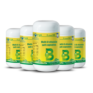 Oem Op Maat Gemaakt Mineraalsupplement Vitamine B1 B2 B6 B12 Multivitamine B Zachte <span class=keywords><strong>Capsules</strong></span> - Product Image 1
