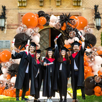 Chaîne de ballons explosifs noirs pour la décoration de fête