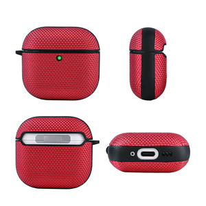 DL venta al por mayor para <span class=keywords><strong>airpods</strong></span> <span class=keywords><strong>Pro</strong></span> 2 funda impermeable de nailon envuelto TPU a prueba de golpes funda para auriculares con mosquetón para airpod <span class=keywords><strong>Pro</strong></span> 4 funda - Product Image 4