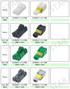 2 Pin konektor mobil otomotif Pria & Wanita Tanpa segel 98817-1025 98822-1025/konektor Terminal otomatis - Product Image 2