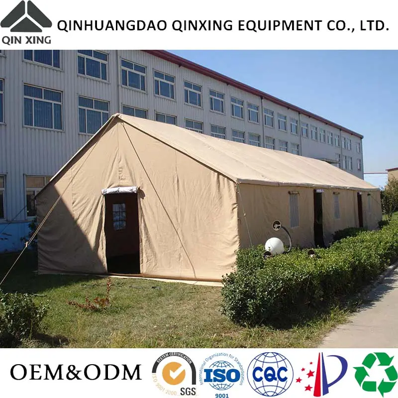 QX Outdoor Heavy Duty Canvas Waterproof Large Tent For Emergencies or Events