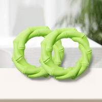 Anneau de jouet à mâcher pour chien en caoutchouc durable non toxique pour le nettoyage des dents Style 3D classique et à la mode
