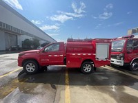 Petit camion de pompiers de brume de l'eau de collecte de Foton 4x4, camion de pompiers de collecte