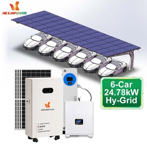 Kit de carport solaire hors réseau avec système de stockage de batteries lithium-ion - Product Image 4