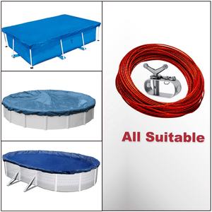 La couverture de <span class=keywords><strong>piscine</strong></span> en <span class=keywords><strong>bâche</strong></span> en polyéthylène personnalisable est facile à assembler la couverture de sécurité de <span class=keywords><strong>piscine</strong></span> d'hiver souterraine - Product Image 4