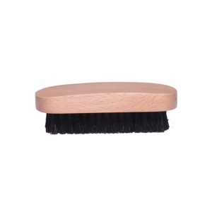 Cepillo de <span class=keywords><strong>afeitar</strong></span> y peine para <span class=keywords><strong>Barba</strong></span> de jabalí de madera de haya de etiqueta privada para peinar barbas y bigotes - Product Image 2
