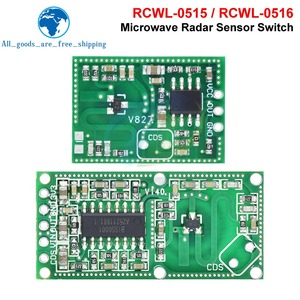 TZT RCWL-0516 RCWL-0515 Mikrowellen-<span class=keywords><strong>Radarsensor</strong></span>-Modul Körpererkennungs-Schaltermodul Intelligenter Sensor für <span class=keywords><strong>Arduino</strong></span> DIY - Product Image 5