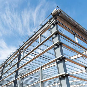 Kit d'entrepôt industriel préfabriqué en acier multifonctionnel personnalisé, surface galvanisée à chaud pour l'isolation - Product Image 1