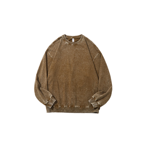 350 grammi di cotone puro lavato, in stile Terry Fry Snow, con <span class=keywords><strong>zero</strong></span> restringimento, per Batiks, per ragazzi e ragazze, in pile di cotone con collo rotondo - Product Image 6