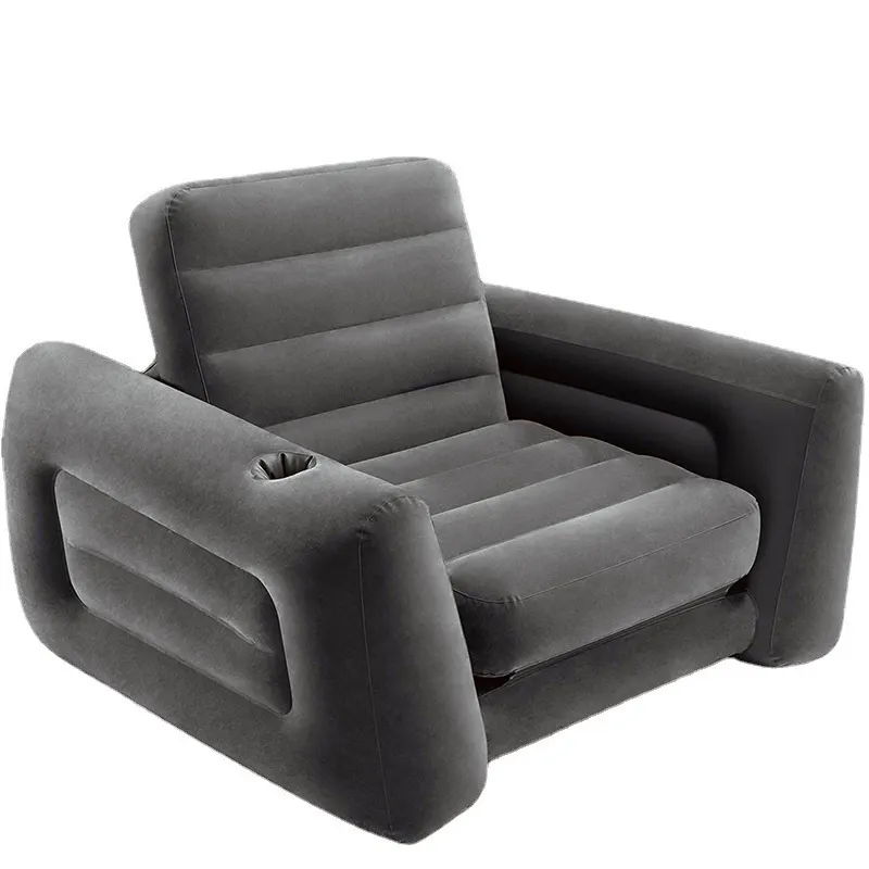 Chaise-lit gonflable simple de meubles Chine Canapé-lit extensible de qualité de salon pliant