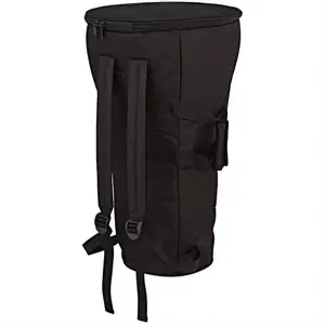Taşınabilir su geçirmez siyah omuz afrika davul taşıma çantası sırt çantası Djembe çantası enstrüman aksesuar davul çantası