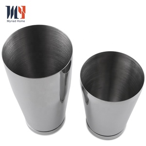 <span class=keywords><strong>Shaker</strong></span> à cocktails Boston lesté en acier inoxydable <span class=keywords><strong>Koriko</strong></span> 28oz / 18oz, outils de bar populaires, argent - Product Image 5