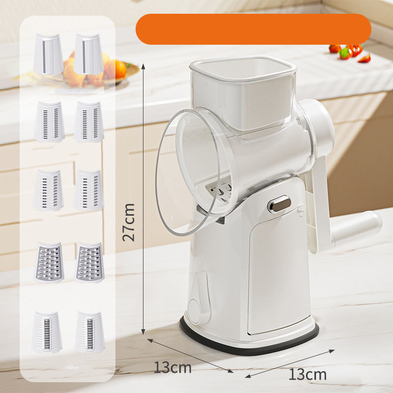 White With 10 knives