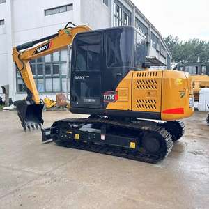 Excavadoras SANY SY75C 7.5TON usadas en buenas condiciones, precio bajo de segunda mano en Shanghai - Product Image 3