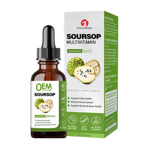 OEM خلاصة قشطة شائكة عضوية قطرات قشطة شائكة نبات الجرافيولا استخراج سائل أوراق الجرافيولا قشطة شائكة أوراق جوانابانا - Product Image 1