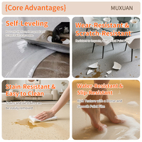Peinture liquide acrylique auto-nivelante imperméable et antidérapante pour sols intérieurs, résine de revêtement pour sols, brosse à sable coloré