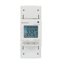 Medidor de kWh Monofásico RS485 MODBUS Acrel ADL200, Precisión 0.5, 80A, 230V, Montaje en Riel DIN, Pantalla Digital