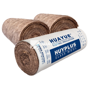 Buen <span class=keywords><strong>aislamiento</strong></span> térmico, rollos de lana de vidrio marrón de alta calidad, lana de vidrio marrón ignífuga para <span class=keywords><strong>aislamiento</strong></span> térmico de <span class=keywords><strong>techo</strong></span> - Product Image 2