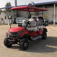 Voiturette de golf électrique tout-terrain 3-4 places, 48V/72V/96V, 100A/120A/150A, avec pneus de 12 pouces, pour adultes, véhicule utilitaire polyvalent à basse vitesse