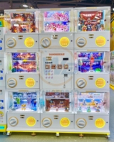 WANGERBAO Distributeur automatique de capsules de jouets Gacha, à monnayeur, en métal, grand modèle, avec système de paiement centralisé et vitrine