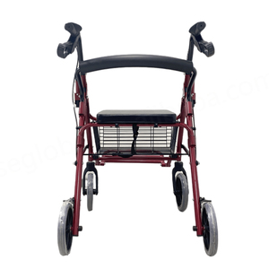 CA509 Careme Steel Folding Rollator <b>Walker</b> with Seat Disc Brake Lightweight Design-CE Certified for Elderly & <b>Disabled</b> Use - Product Image 6