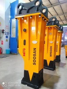 Martillo hidráulico SOOSAN Sb 70 para excavadoras, caja de martillo de 16-21 toneladas, cincel de Motor, nueva condición, construcción esencial - Product Image 2