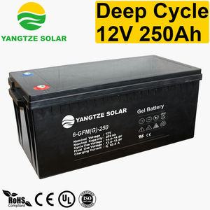 Yangtze 12V 250Ah 24V Baterai Gel Baterai 1000 + Waktu Siklus untuk Tata Surya - Product Image 2