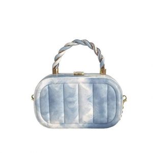 Nouvel Arrivage – Ensembles Sac à Main Carré et Sac Chapeau de Marque Célèbre avec Logo Personnalisé, en Polyester/Coton de Qualité, pour Femme, Idéal Soirées - Product Image 6