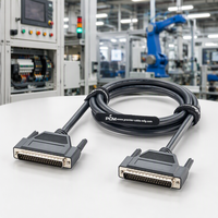 Câble DB37 mâle-mâle 37 broches, fil blindé 26AWG pour test d'équipement série ancien, interface industrielle compatible PCL-10137