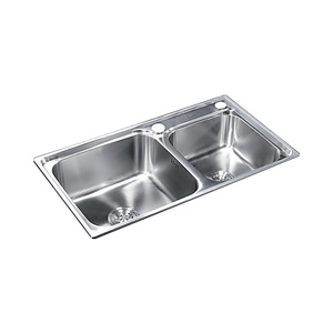 Satin Brushed Apron Farmhouse <b>Kitchen</b> <b>Sink</b> 330x220mm Curved Edge SUS304 Stainless Steel Faucet Undermount Includes Faucet - Product Image 1