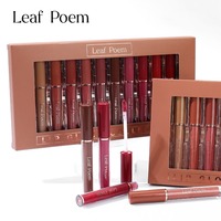 Ensemble de gloss à lèvres 12 couleurs, hydratant longue durée, rouge à lèvres liquide brillant, coffret cadeau