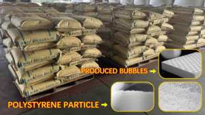 Nhà Máy Giá ISO9001/CE chứng nhận 0.5-1 mét Trinh Nữ mở rộng Polystyrene hạt chất lượng cao EPS bao bì epsole thương hiệu 17 tấn - Product Image 3