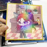 Planche Shikishi japonaise personnalisée en acrylique, planche Shikishi d'anime japonais, planche de signature d'anime japonais, planche Shikishi personnalisée, planche Shikishi en feuille
