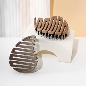 Peigne à vent antistatique en forme <span class=keywords><strong>de</strong></span> pêche 2026, à poils lisses et moelleux, pour un massage capillaire et un volume optimal - Product Image 3